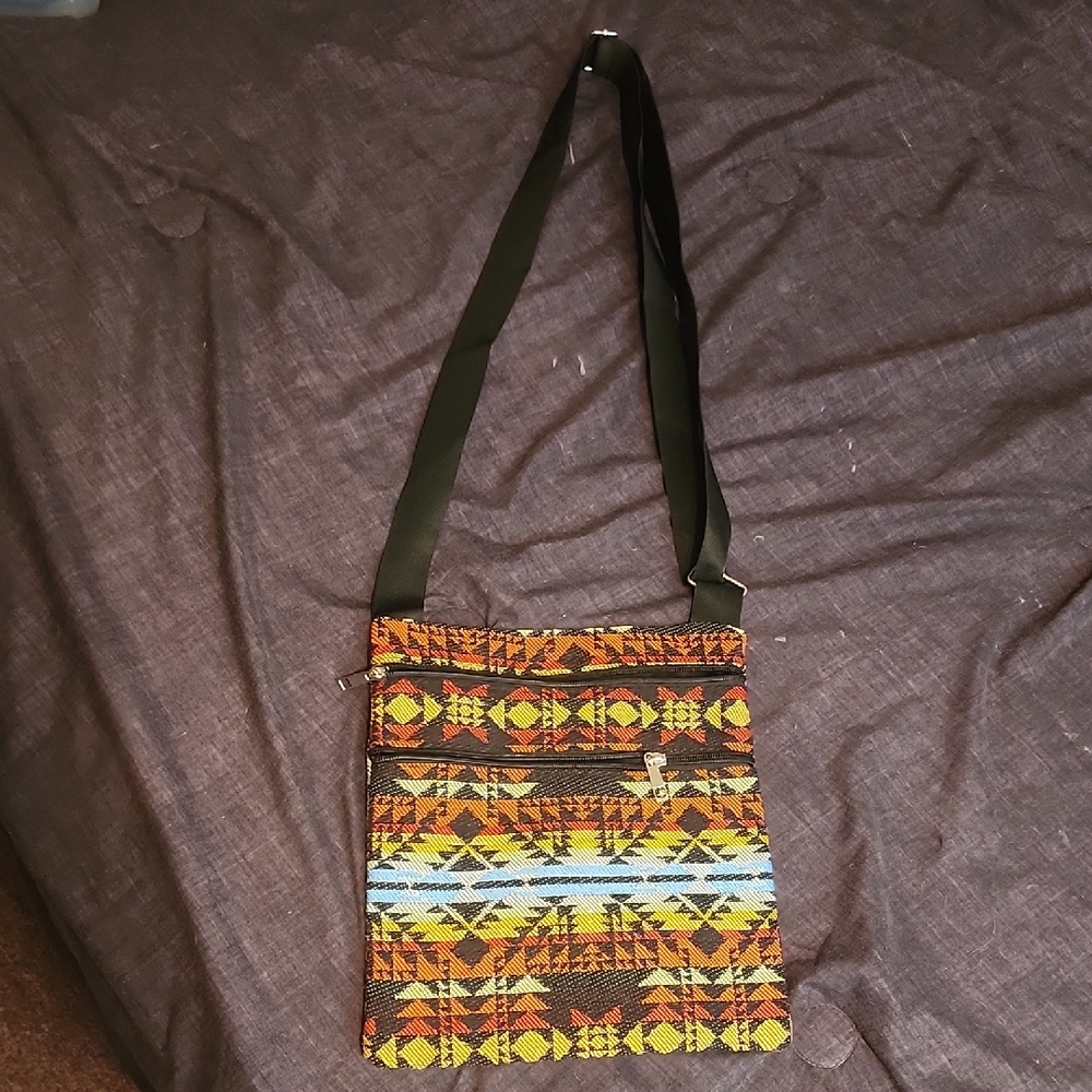 Colorful Patterned Shoulder Bag